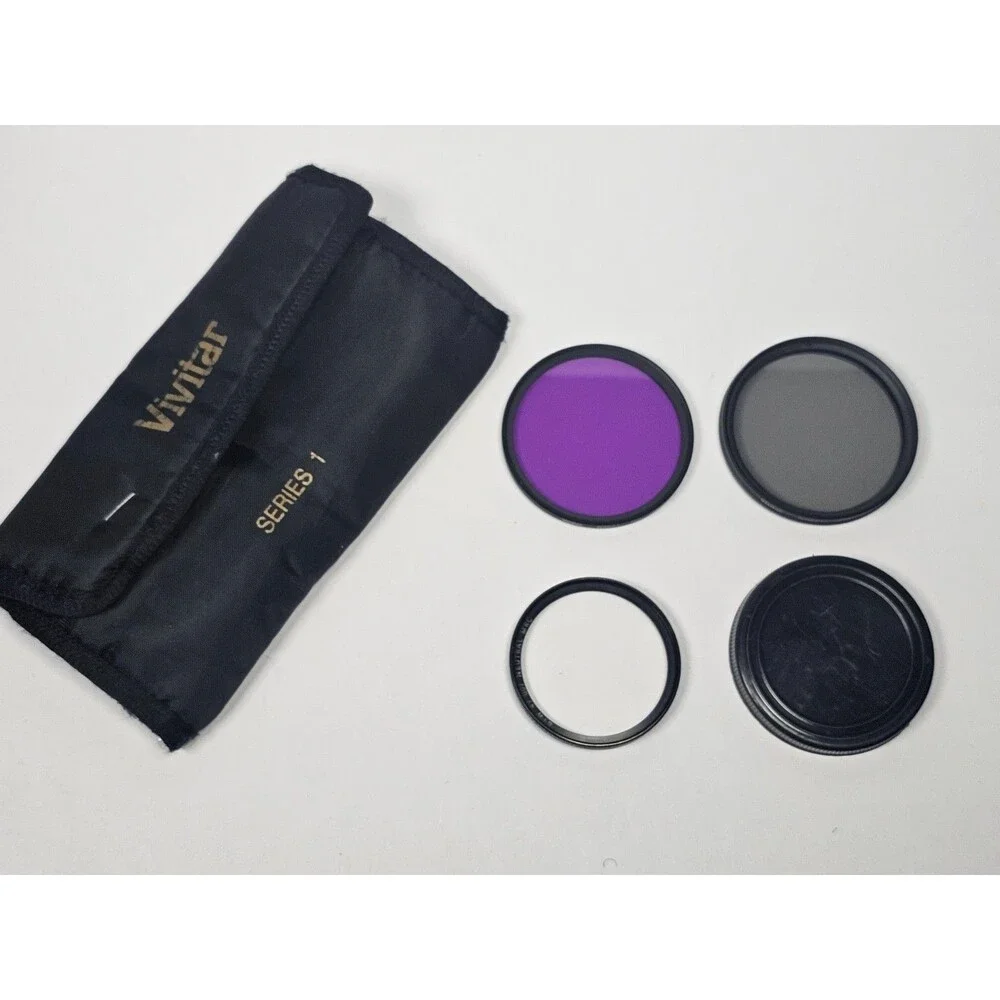 Vivitar Series 1 Lens FLD CPL 58mm B+W 49 007 Neutral MRC Filters with Case